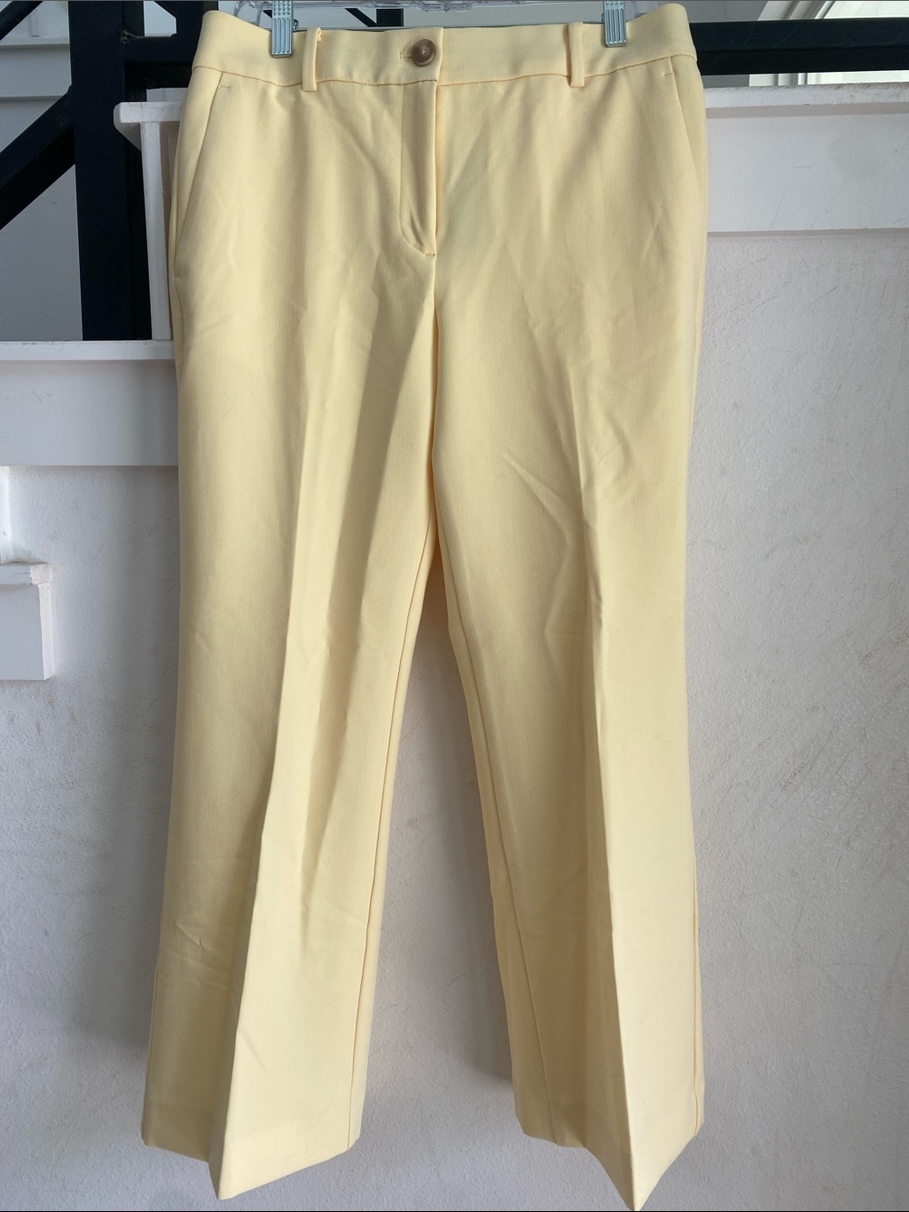 Ann Taylor Jayne crop trouser - sun soaked yellow NWT
